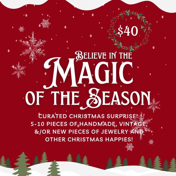 5-10 Items Curated Christmas Jewelry and Accessories Surprise Package - Picture 1 of 1